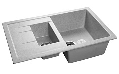 Granfest Мойка кухонная Quadro GF-Q775KL Серый